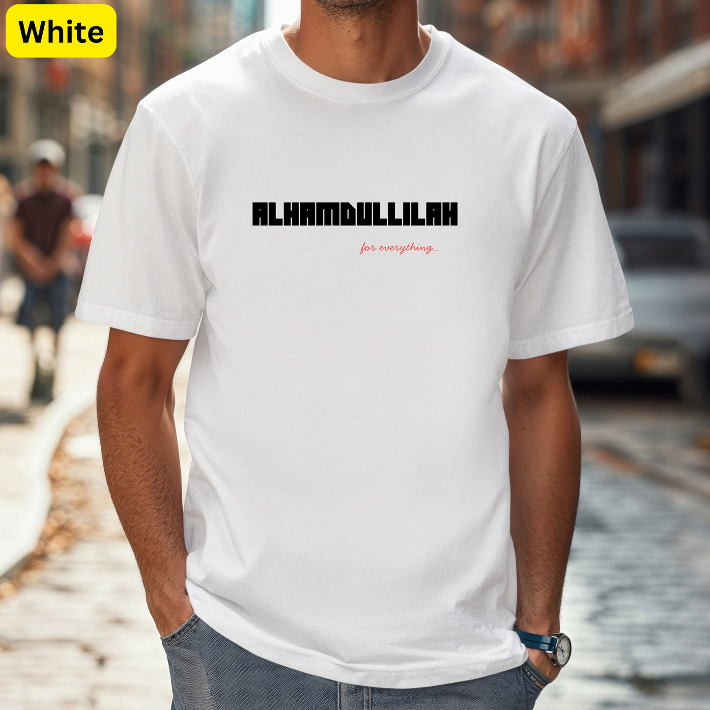 Alhamdullilah | Minimalist Islamic Shirt | Muslim Reminder Tee Ilm Artistry
