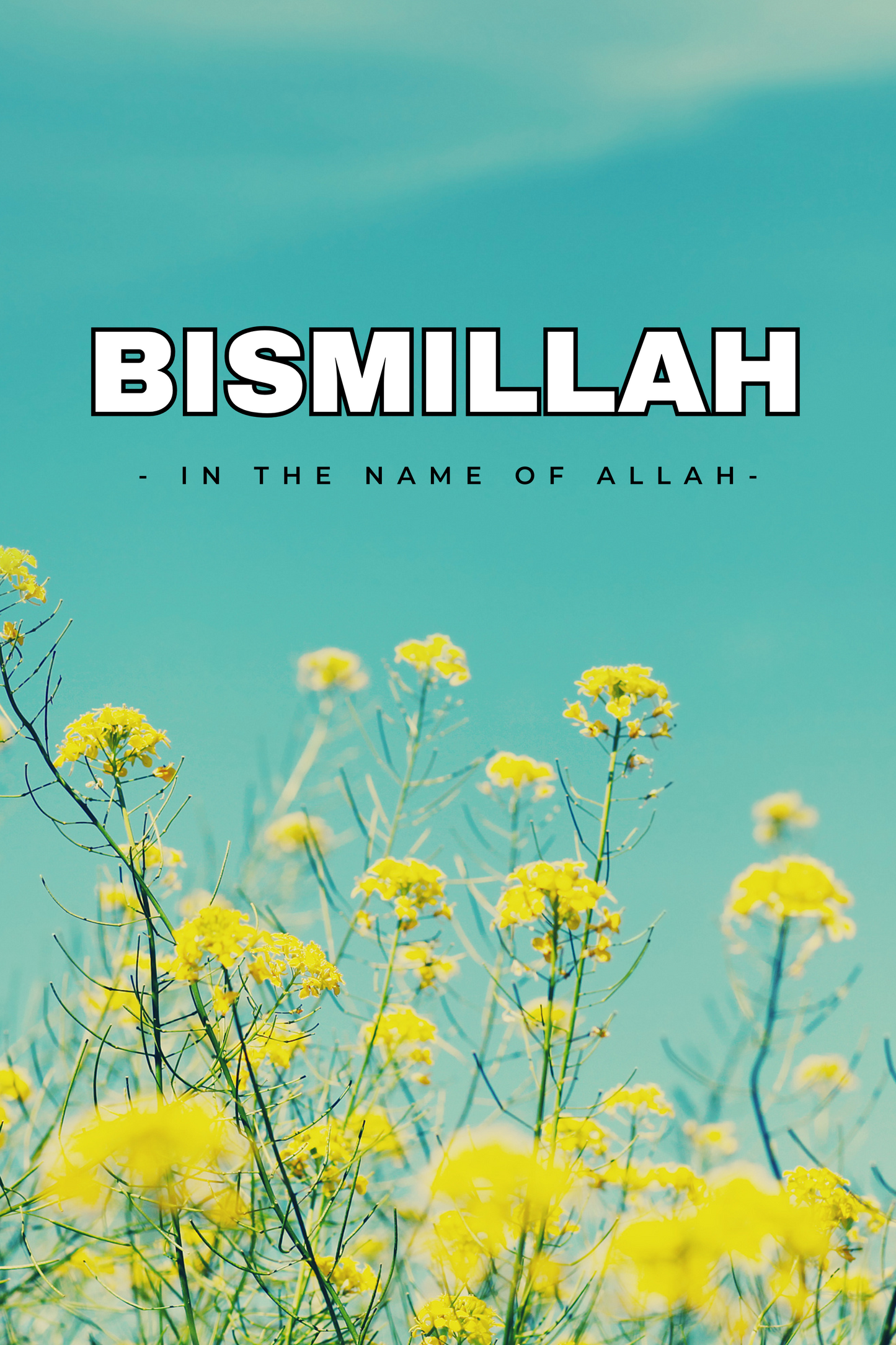Bismillah, Islamic Wall Accent, Digital