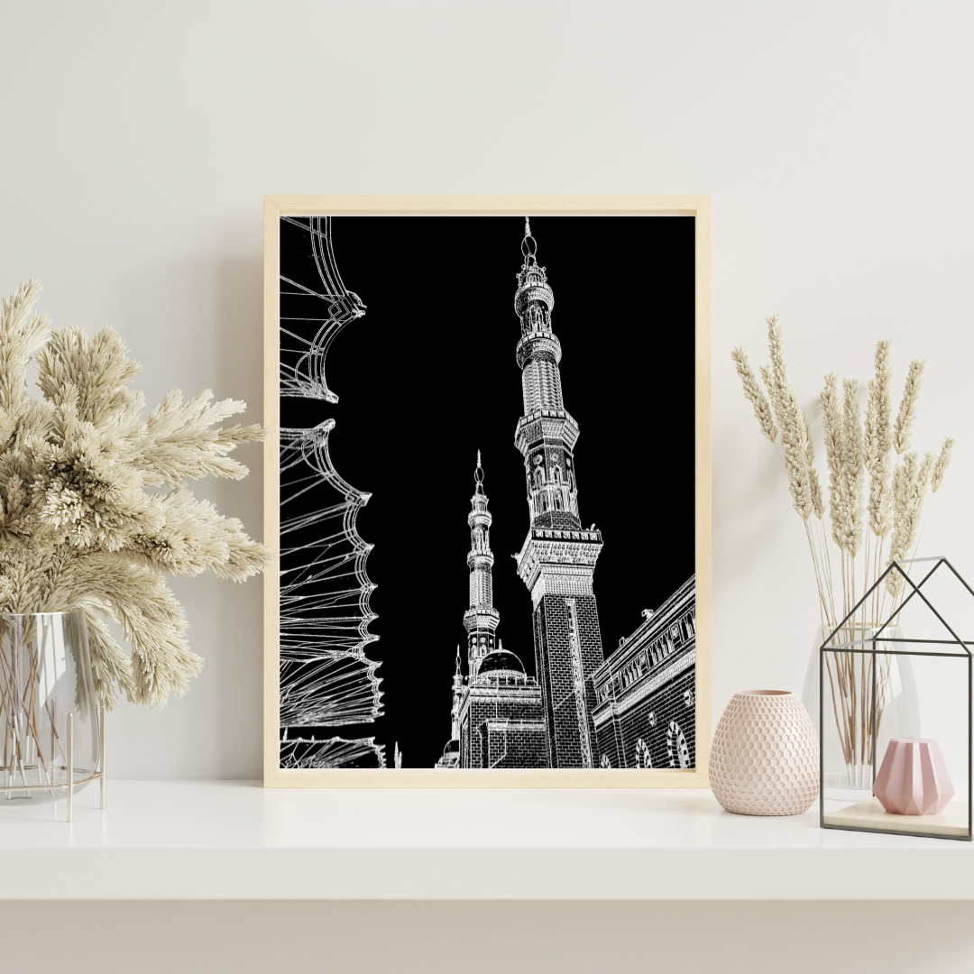 Sacred Serenity: Masjid Nabawi Pair