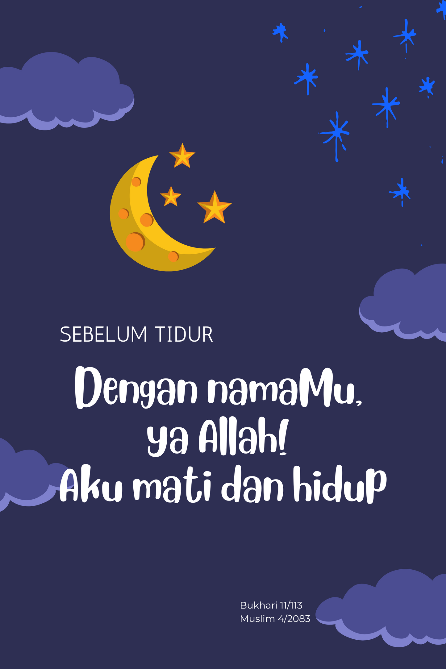 Daily Dua for Kids, Before Sleeping