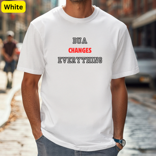 Make Dua | Minimalist Islamic Shirt | Muslim Reminder Tee Ilm Artistry