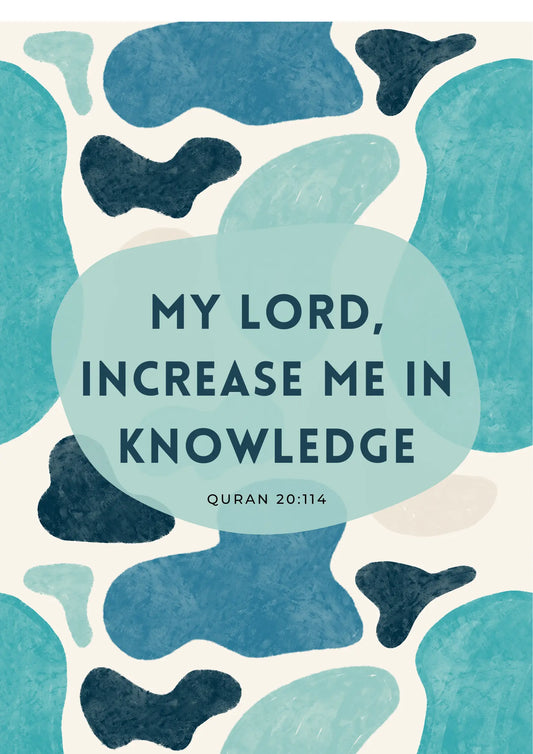 Ask For Increase In Knowledge Ilm Artistry
