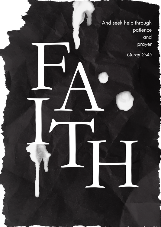 Seek Help Through Patience And Prayer, Faith