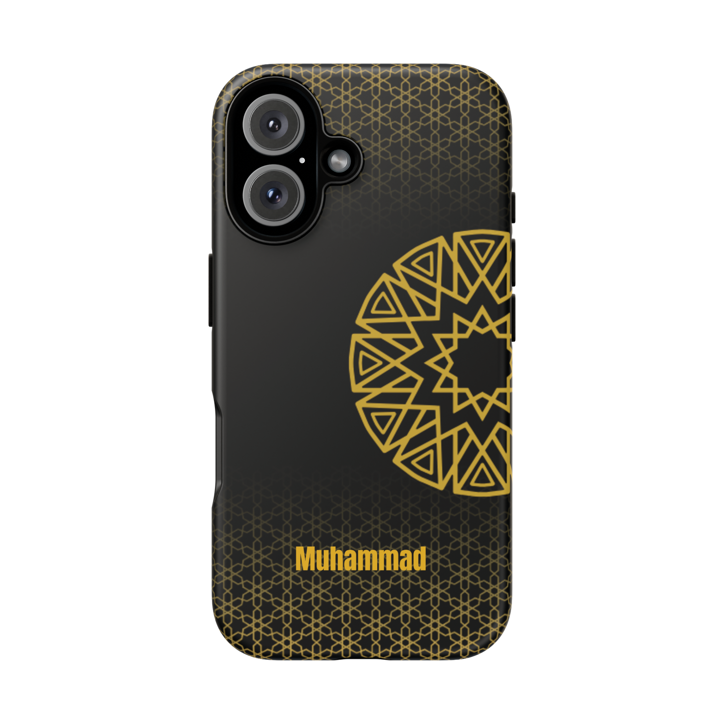Personalised Phone Case, Geometric Design, iPhone, Samsung, Islamic Style, Gift, Custom Name
