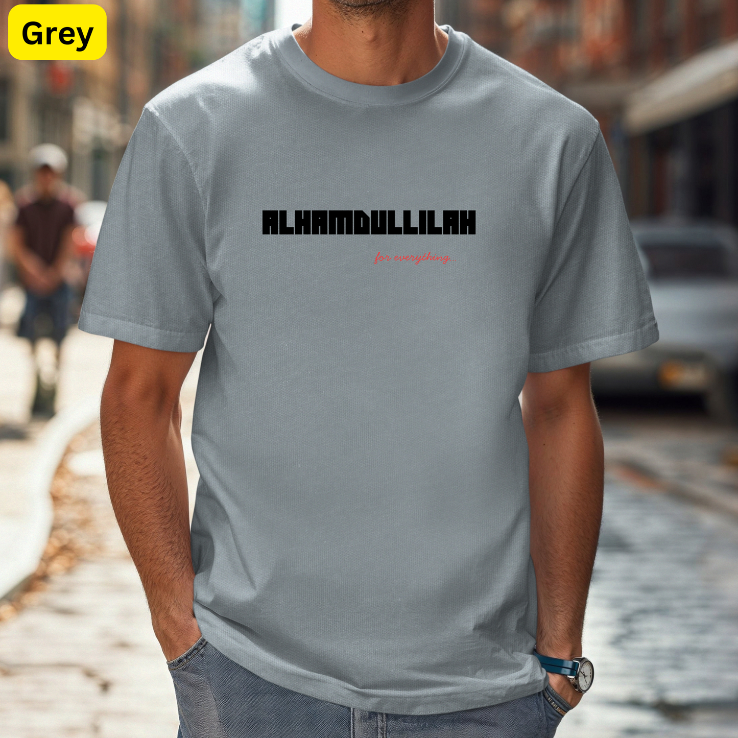 Alhamdullilah | Minimalist Islamic Shirt | Muslim Reminder Tee Ilm Artistry