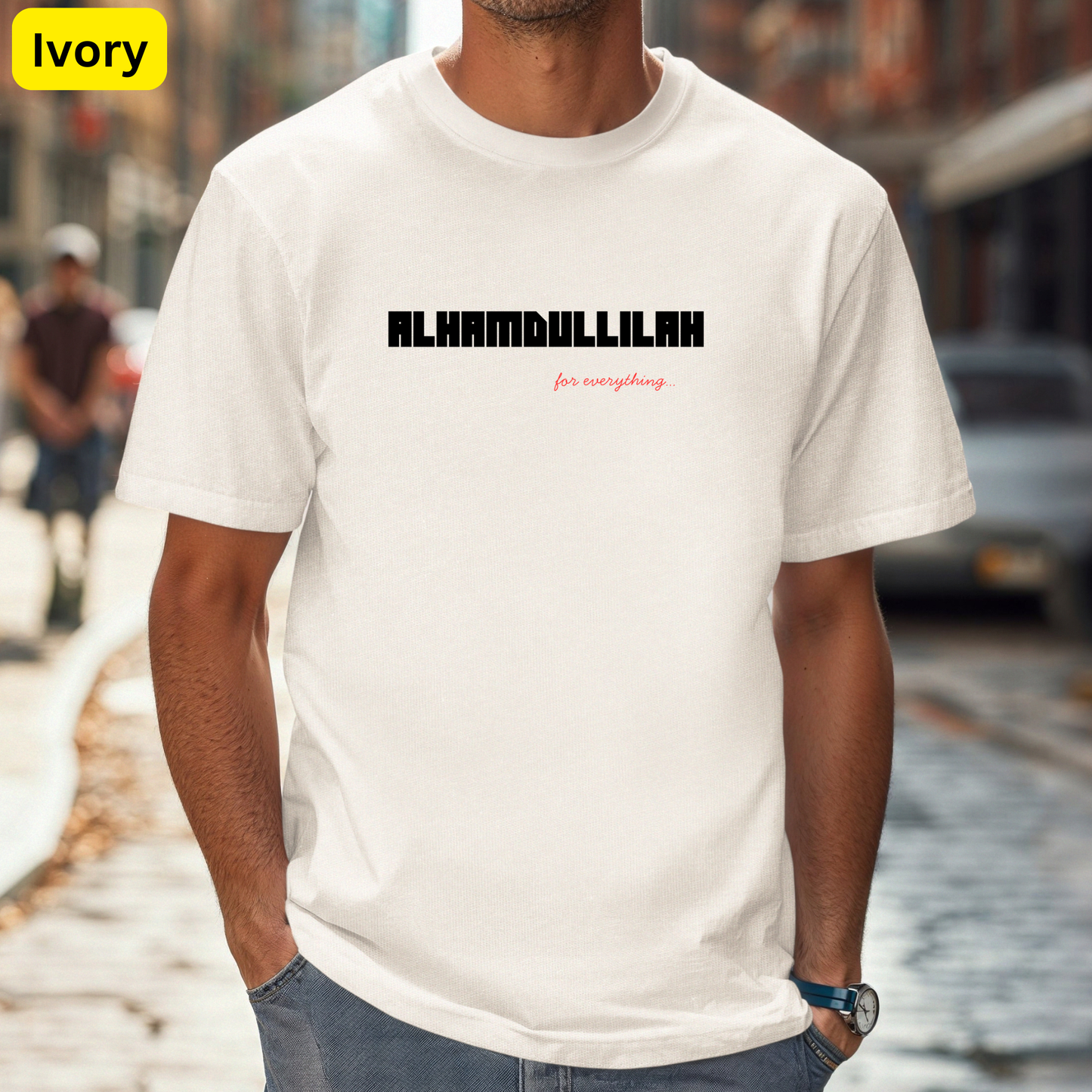 Alhamdullilah | Minimalist Islamic Shirt | Muslim Reminder Tee Ilm Artistry