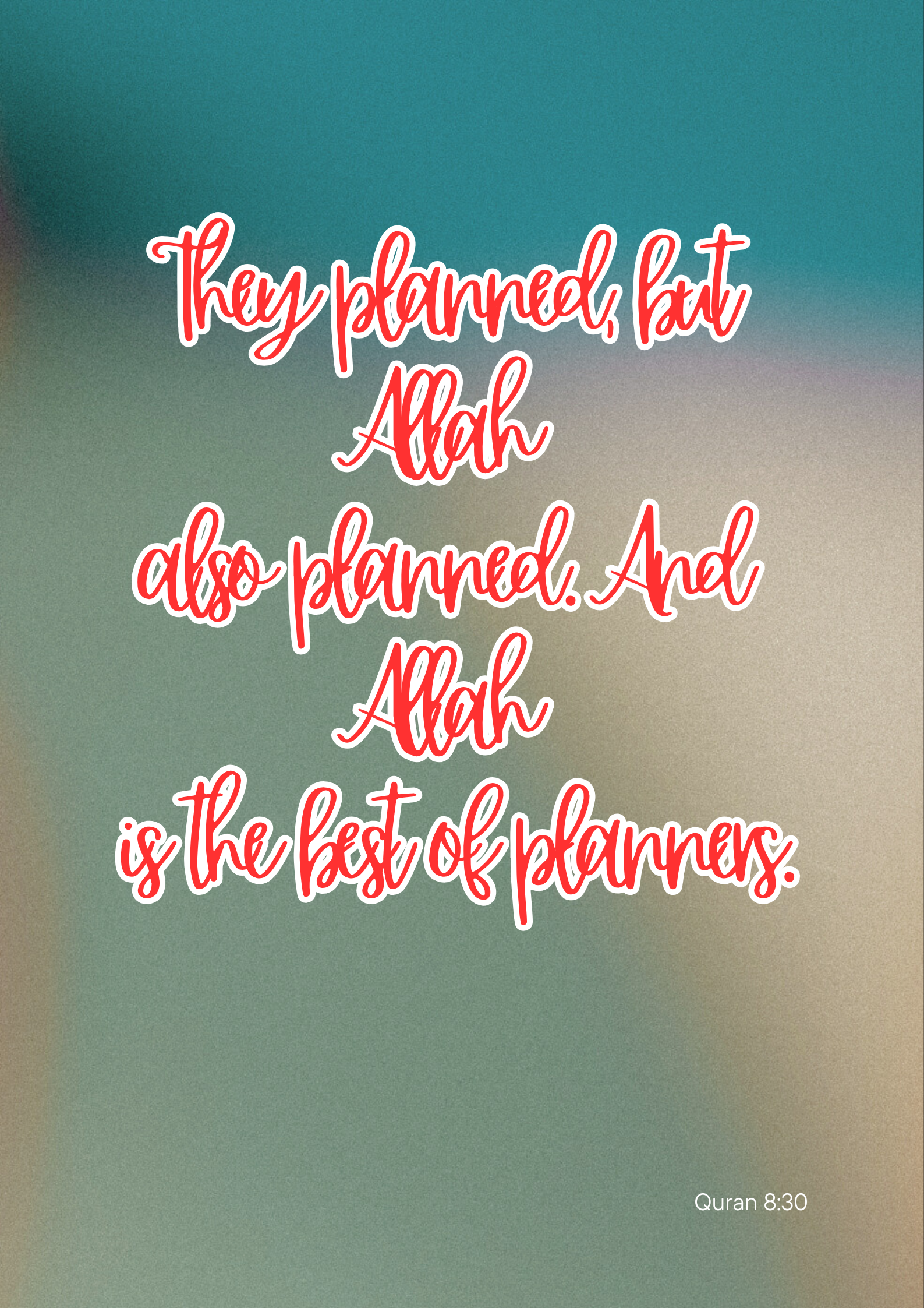 Allah Is The BEST Planner