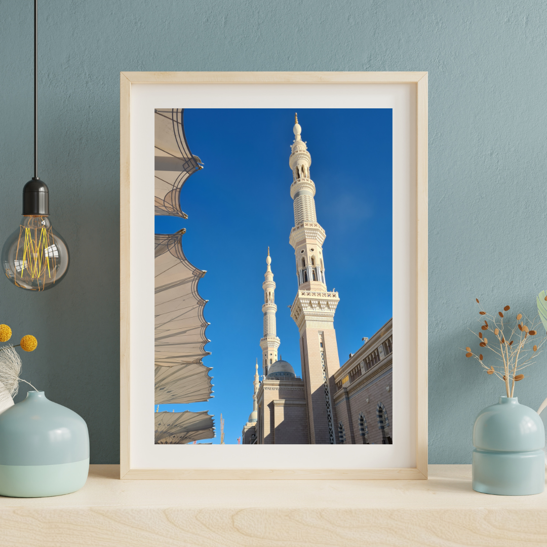 Sacred Serenity: Masjid Nabawi Pair