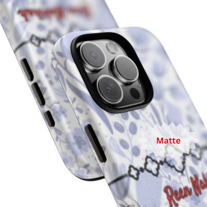 Custom Floral Phone Case – Tough Cases with Personalised Name